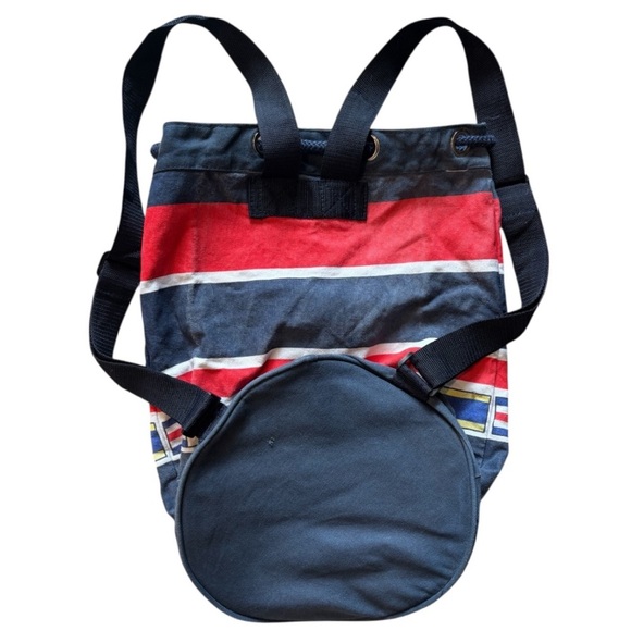 Cape Cod Massachusetts Red and Blue Drawstring Bag - Picture 5 of 8